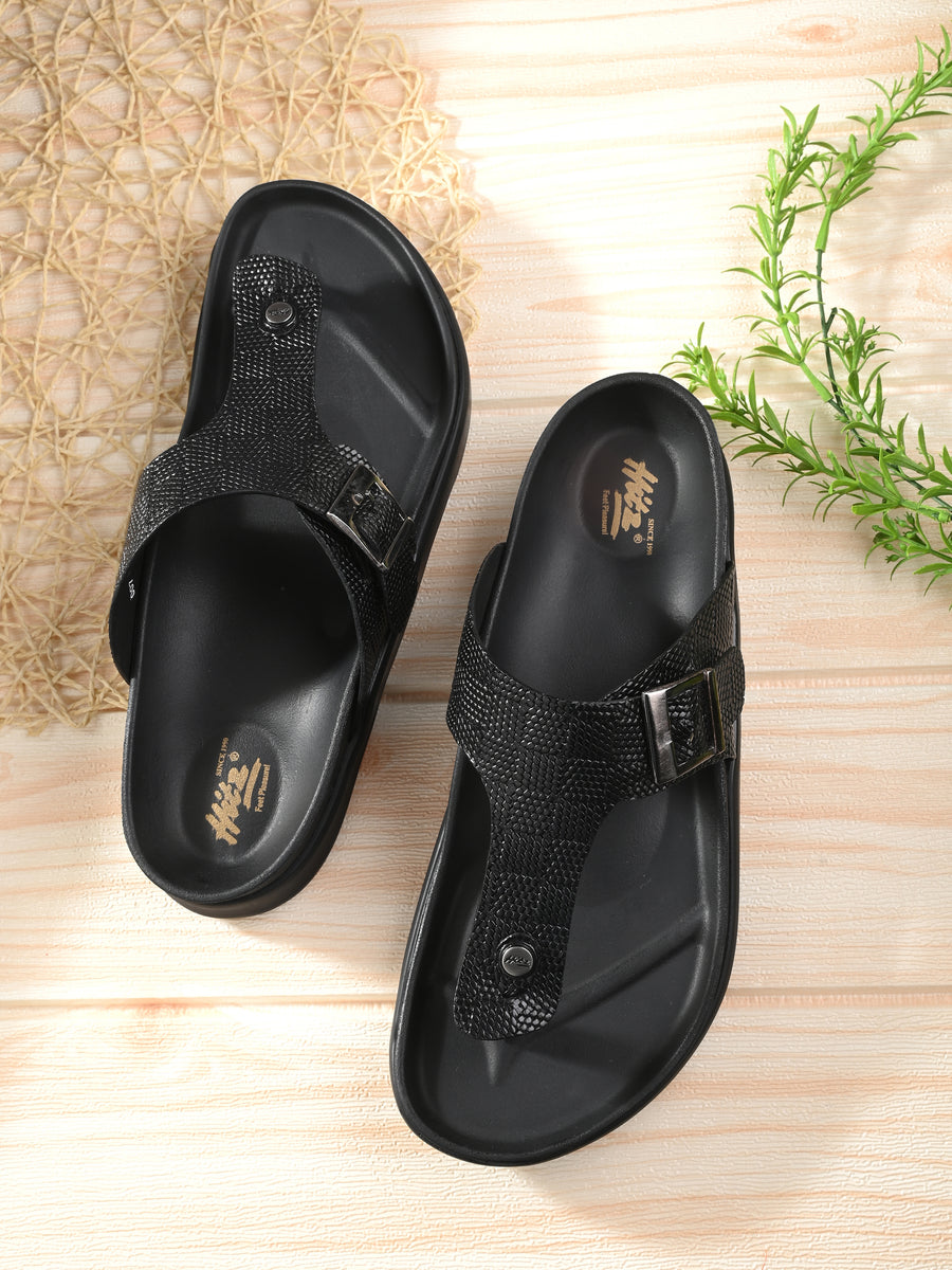 【新品】 SLIPPER　　　　 LEATHER/BLACK 26㎝ Buy Casual Black Toe Ring Slippers For Men JPL-222 By Liberty