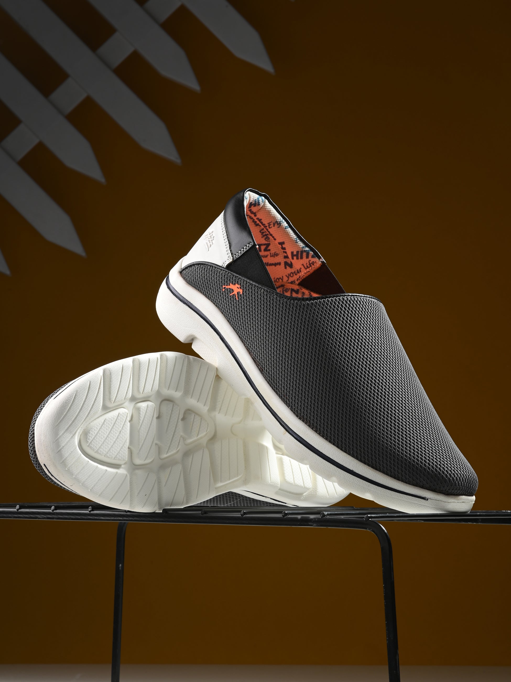 Hitz Men's Grey Slip On Running Shoes – Hitz Shoes Online