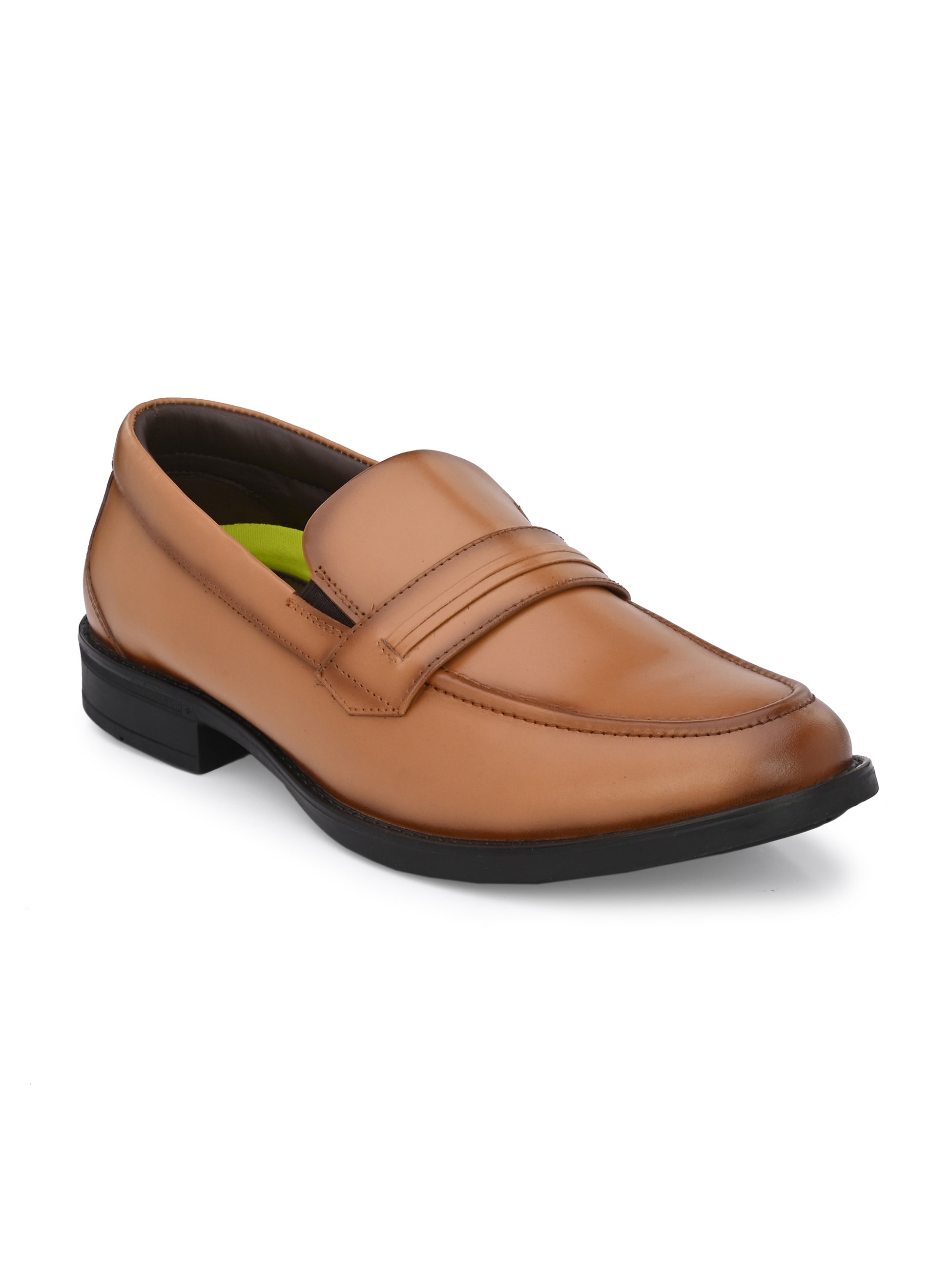 Hitz Men's Tan Leather Slip On Formal Shoes – Hitz Shoes Online