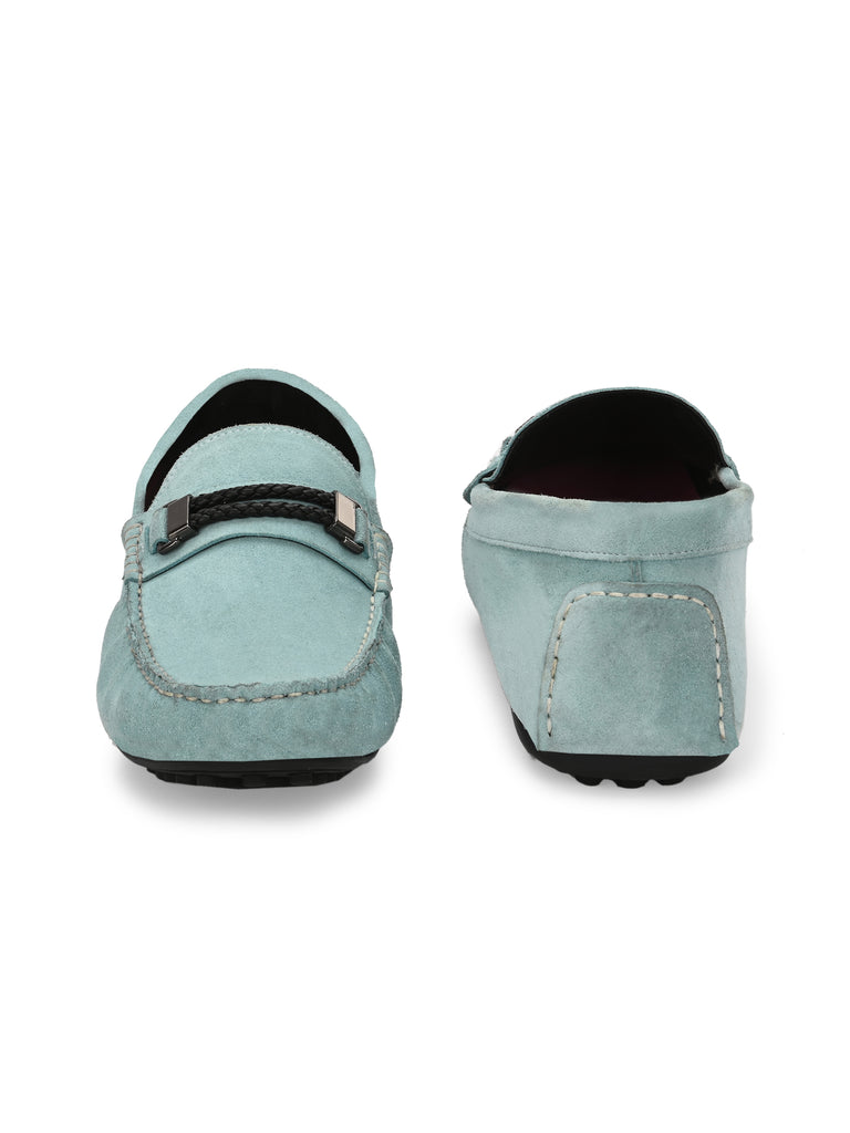 Hitz Blue Ras Hitz Men's Blue Leather Casual Loafers – Hitz Shoes Online
