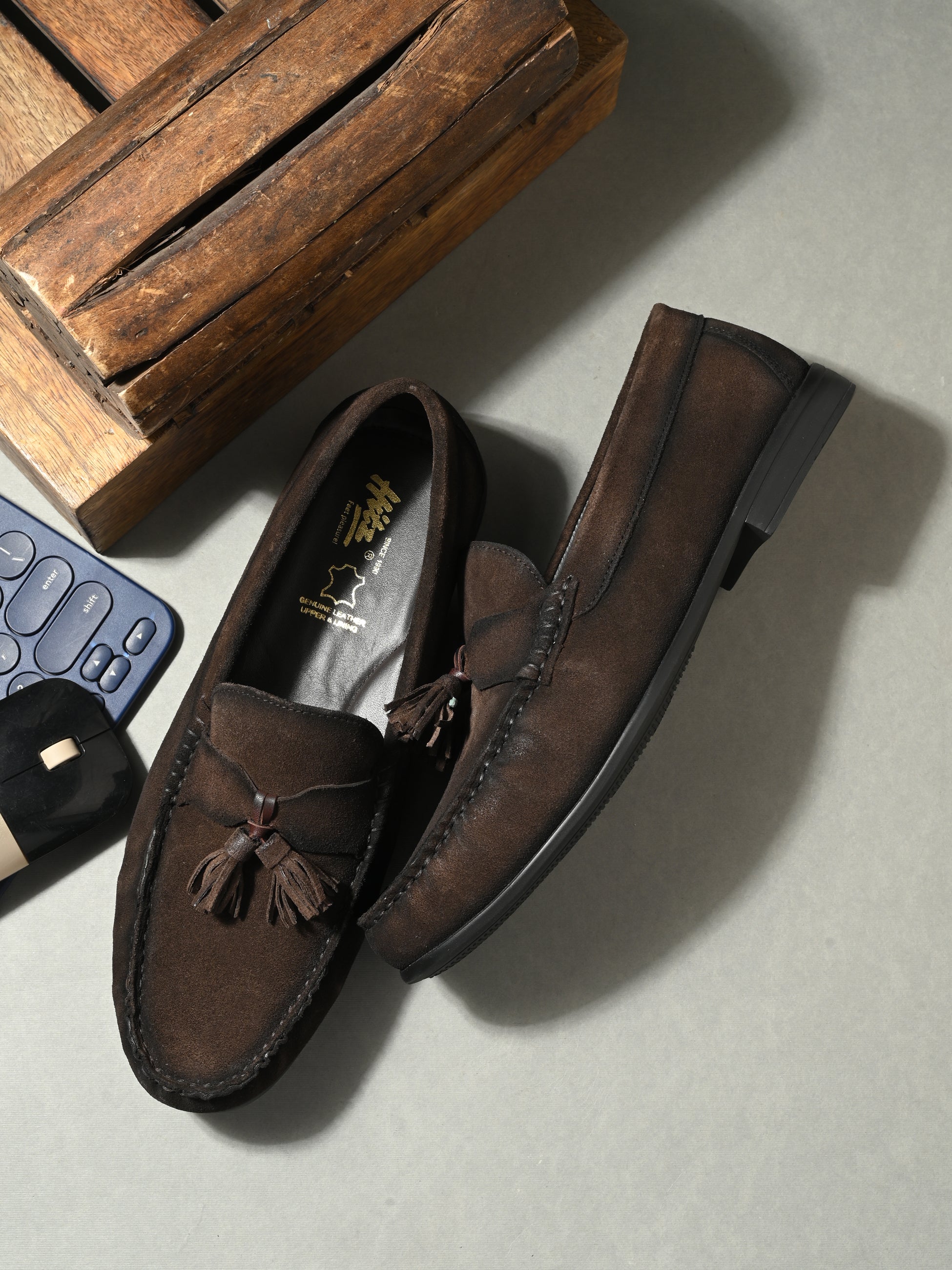 HITZ Men's Brown Leather Casual Loafers – Hitz Shoes Online