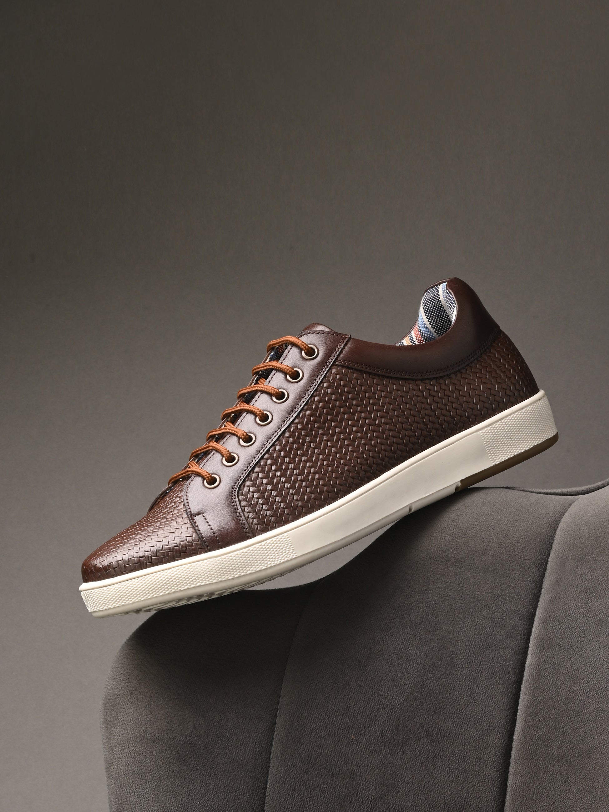 Men's GrandPrø Crew Sneakers in Brown | Cole Haan
