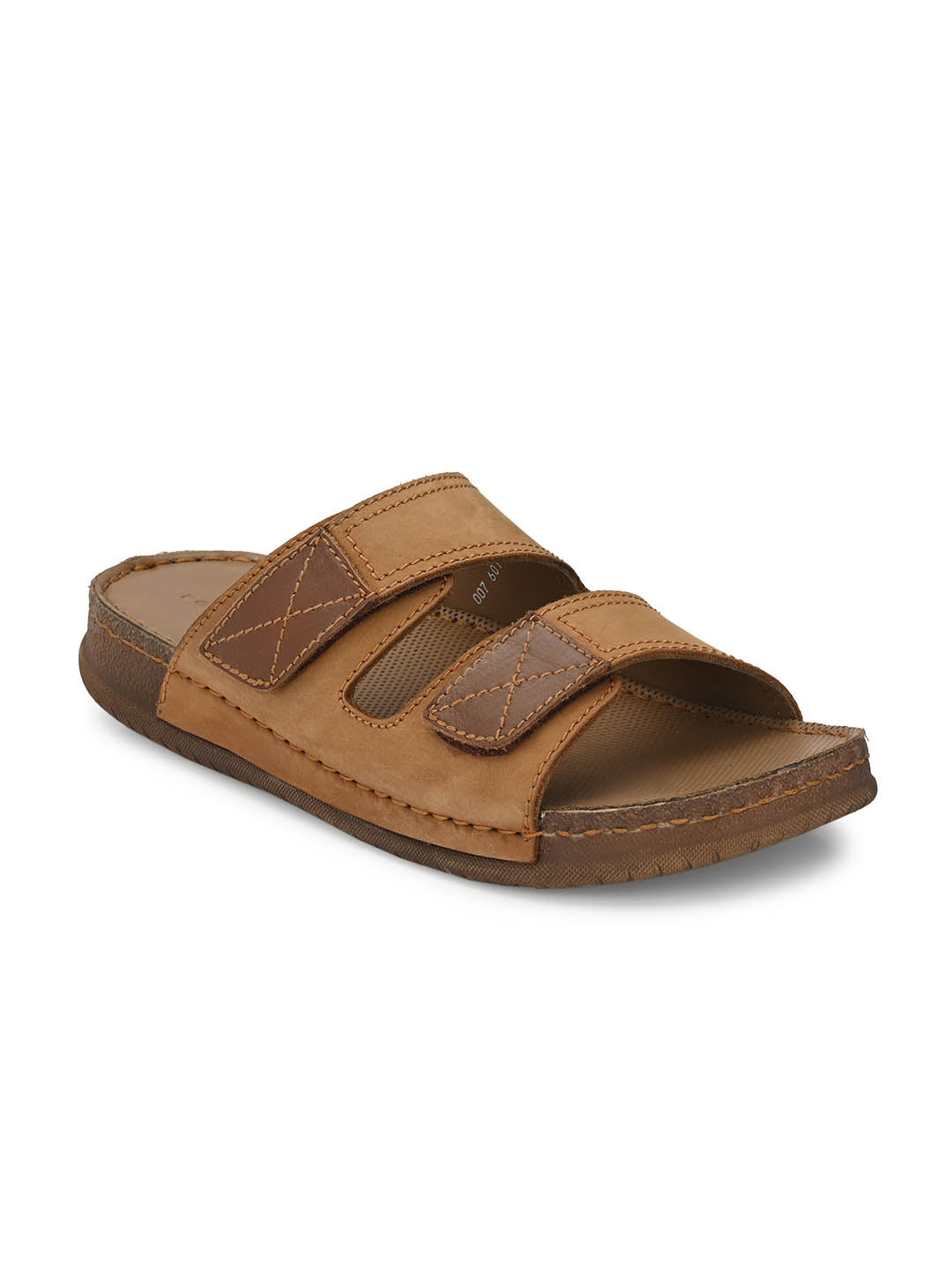 Men Tan Leather Sandals Hitz Shoes Online