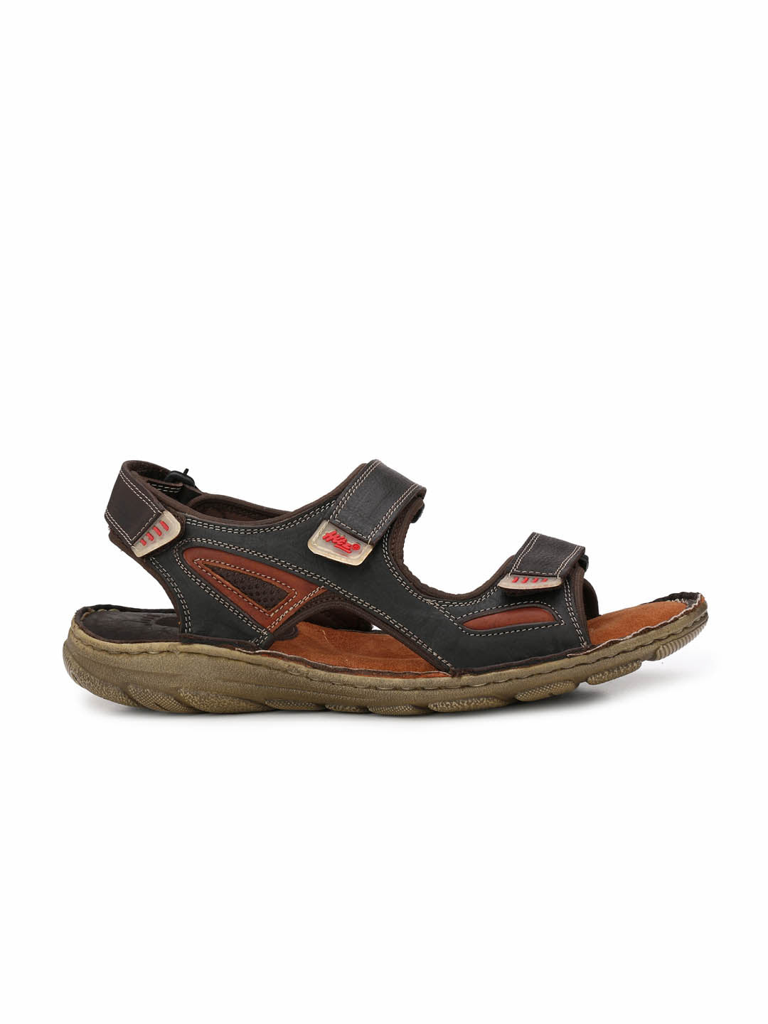 Buy online Brown Leather Sandals from Sandals and Floaters for Men by Metro  for ₹1189 at 40% off | 2024 Limeroad.com